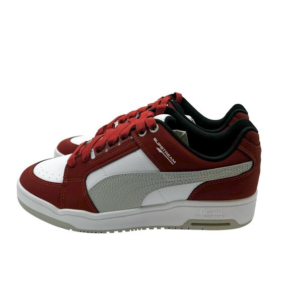 Puma Slipstream Lo Block Sneakers White Chili Oil Men’s Size 9 - Picture 4 of 11